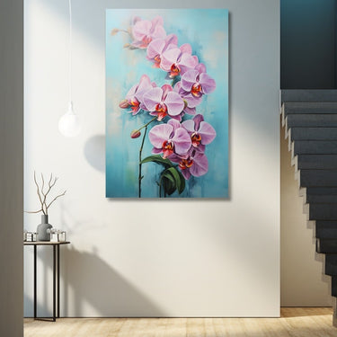 Orchid Acrylic Painting